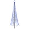 vidaXL Albero di Natale a spirale LED con picchetto EKENAS 250 cm