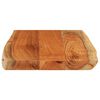 vidaXL Piano Tavolo 70x40x3,8 cm Rettangolare Legno Acacia Bordi Vivi