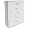 vidaXL Mobile Contenitore in Legno Multistrato 71x35x106 cm Bianco