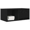 vidaXL Mobile Porta TV Rovere Nero 60x31x25,5 cm in Legno Multistrato