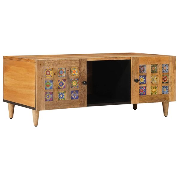 vidaXL Tavolino da salotto Naturale 100 x 54 x 40 cm