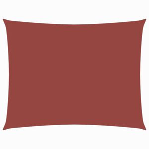 vidaXL Parasole a Vela Oxford Rettangolare 3x5 m Terracotta