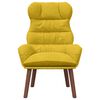 vidaXL poltrona Giallo 69 x 74 x 93 cm Velluto