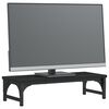 vidaXL Supporto per Monitor Nero 55x23x14 cm Legno Multistrato