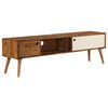 vidaXL Mobile Porta TV 140x30x40cm in Legno Massello di Acacia