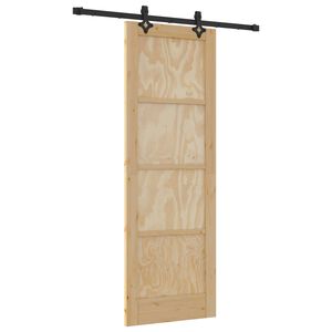 vidaXL Porta scorrevole ORKDAL Naturale 73,5 x 211 cm
