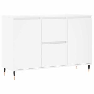 vidaXL Credenza Bianca 101,5x35x70 cm in Legno Multistrato