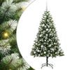 vidaXL Albero di Natale artificiale con rami snodati e neve imbiancata