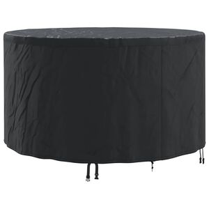 vidaXL Copertura per mobili Nero 157 x 157 x 71 cm Tessuto Oxford 600D