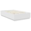 vidaXL Struttura del letto Bianco 135 x 190 cm Legno ingegnerizzato