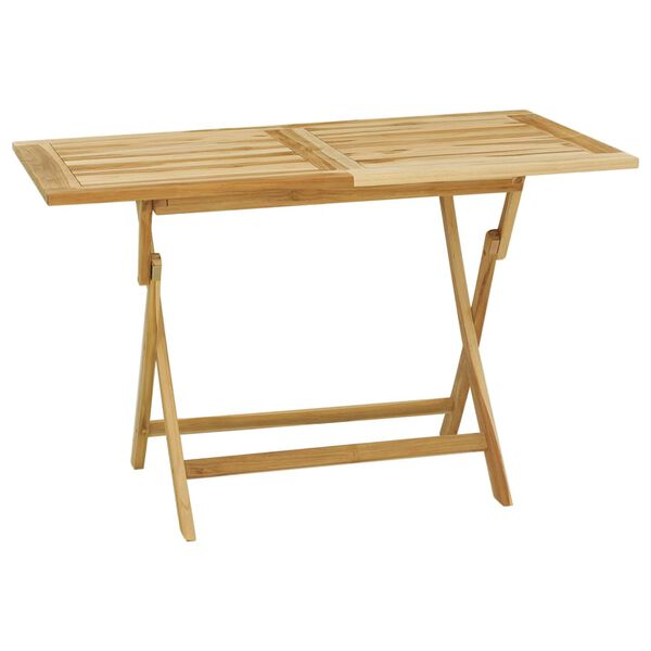 vidaXL Set da Pranzo per Esterni 5 pz in Legno Massello di Teak