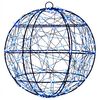 vidaXL Luce a punta di Natale 300 LED Blu Diametro 30 x 32 cm