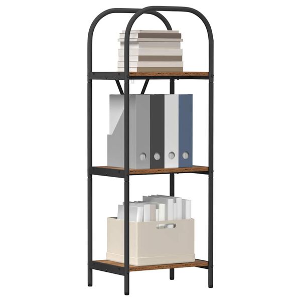 vidaXL Libreria Legno vecchio 40 x 30 x 109 cm Legno multistrato