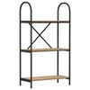 vidaXL Libreria 3 livelli 60 x 30 x 109 cm Legno ingegnerizzato