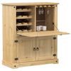 vidaXL Cantinetta per Vini Corona 97x45x114 cm Legno Massello di Pino
