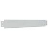 vidaXL Set 5 pz Bordo prato flessibile in acciaio galvanizzato 100 x 14 cm