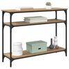 vidaXL Tavolo consolle Rovere artigianale 100 x 29 x 75 cm