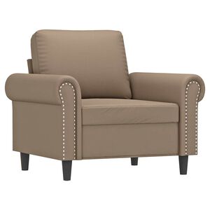 vidaXL Poltrona Cappuccino 60 cm in Similpelle