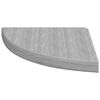 vidaXL Mensole Angolari 4 pz Grigio Cemento 35x35x3,8 cm in MDF