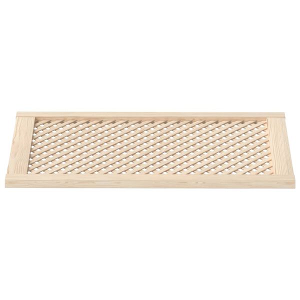vidaXL Ante con Design a Reticolo 2 pz 49,5x99 cm in Legno di Pino