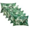 vidaXL Federa 6 pcs HEERLEN Motivo a Foglie 50 x 75 cm Poliestere