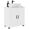 vidaXL Mobile da Bagno con archiviazione Bianco Lucido 61 x 35 x 64 cm