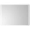 vidaXL Specchio da Bagno con Luci LED 70x50 cm