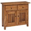 vidaXL Credenza in Legno Massello di Mogano 75x30x65 cm