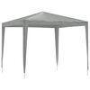 vidaXL Tenda Party 250 x 250 x 240 cm Grigio Chiaro PE e Acciaio
