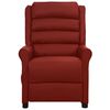 vidaXL Poltrona Massaggio Elettrica Rosso Vino Similpelle