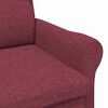 vidaXL poltrona Rosso vino 76 x 94 x 102 cm Tessuto
