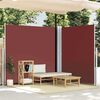 vidaXL Tenda da Sole Laterale Retrattile Marrone 220x600 cm