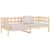 vidaXL Dormeuse senza Materasso 90x190 cm in Legno Massello di Pino
