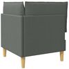 vidaXL Pouf contenitore Grigio scuro