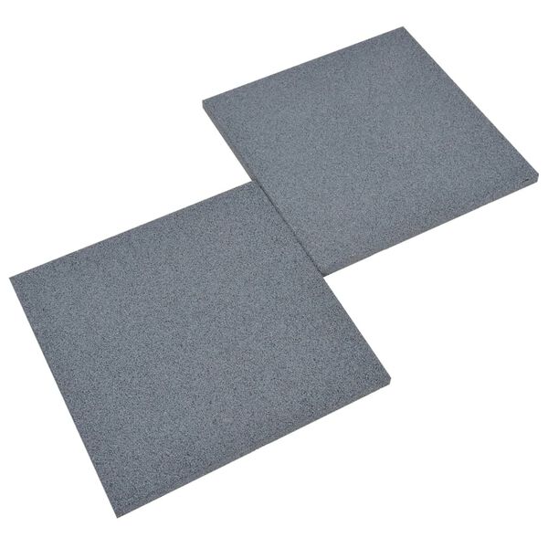 vidaXL Piastrelle Anticaduta 6 pz in Gomma 50x50x3 cm Grigio