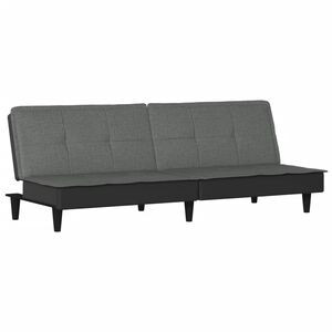 vidaXL Divano Letto Grigio Scuro in Tessuto
