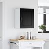 vidaXL Mobile da cucina con porta Kalmar Rovere Nero 50 x 31 x 60 cm