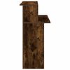 vidaXL Banco Reception Rovere Fumo 100x50x103,5cm in Legno Multistrato