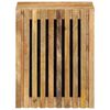 vidaXL Mobile a Parete da Bagno 38x34x48cm Legno Massello Mango Grezzo