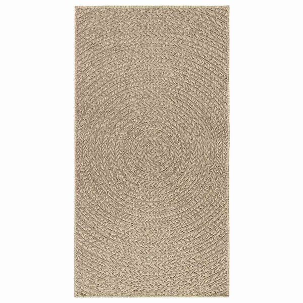 vidaXL Tappeto ZIZUR Beige 80x150 cm Aspetto Iuta Interni ed Esterni