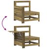 vidaXL Set Divani da Giardino 8 pz in Legno Impregnato di Pino