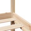 vidaXL Giroletto con Testiera 90x190 cm in Legno Massello di Pino