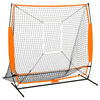 vidaXL Rete da Allenamento Multisport Baseball Nera 174x76x158,5 cm