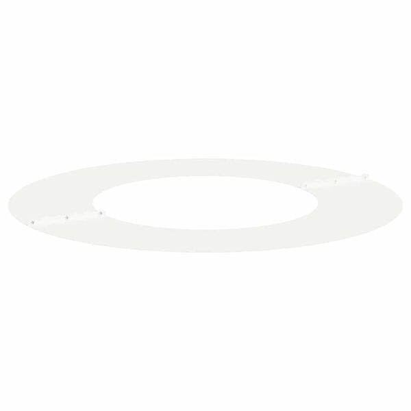 vidaXL adatto per Anelli d'Albero Piatto 5 pcs Bianco &Oslash;40 / 70 cm