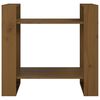 vidaXL Libreria/Divisorio Ambrato 60x35x57 cm in Legno Massello