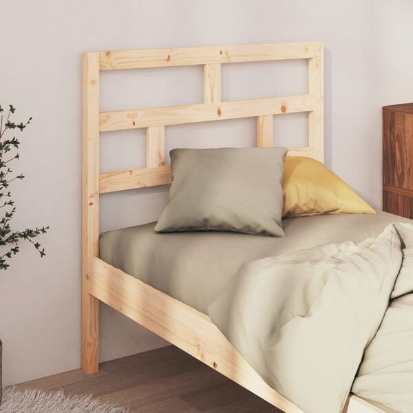 vidaXL Testiera per Letto 106x4x100 cm in Legno Massello di Pino
