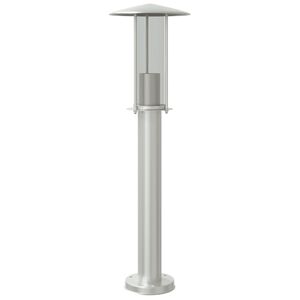 vidaXL Lampada da Terra per Esterni Argento 60 cm in Acciaio Inox