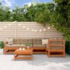 vidaXL Set Lounge da Giardino 6 pcs Marrone Cera