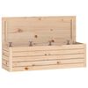 vidaXL Contenitore Portaoggetti 109x36,5x33 cm Legno Massello Pino