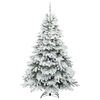vidaXL Albero di Natale artificiale con 300 LED Bianco 240 cm PE e PVC